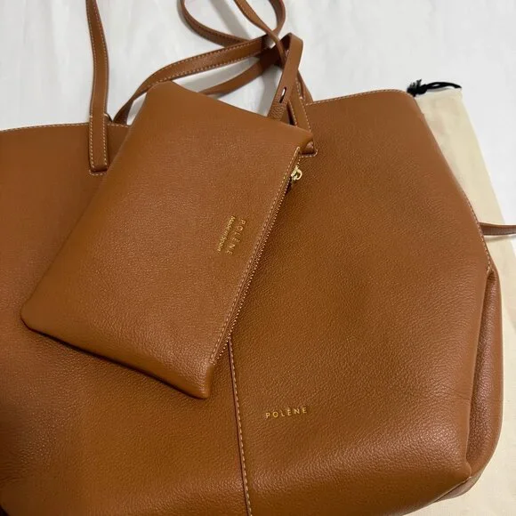 polene Cyme Edition Textured Camel